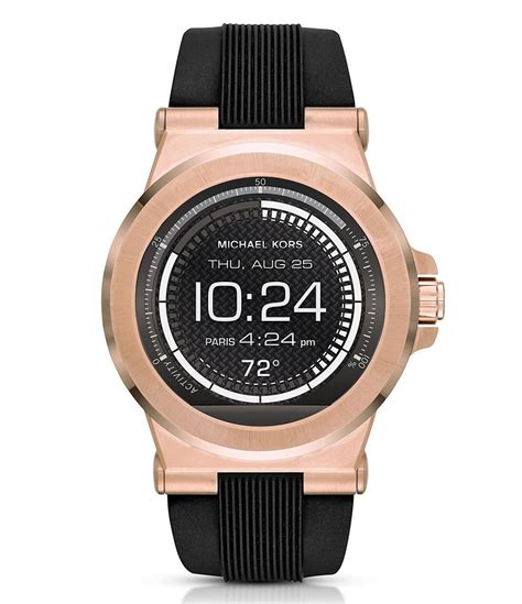 michael kors smartwatch silicone strap|michael kors smart watch clearance.